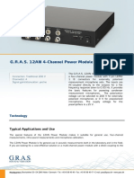 G.R.A.S. 12AN 4-Channel Power Module: Typical Applications and Use