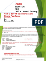 Materi B Inggris - Kelas 5 Unit 4 - Verb2 Dan Question Word Dalam S Past Tense - M 3 - Jan 20