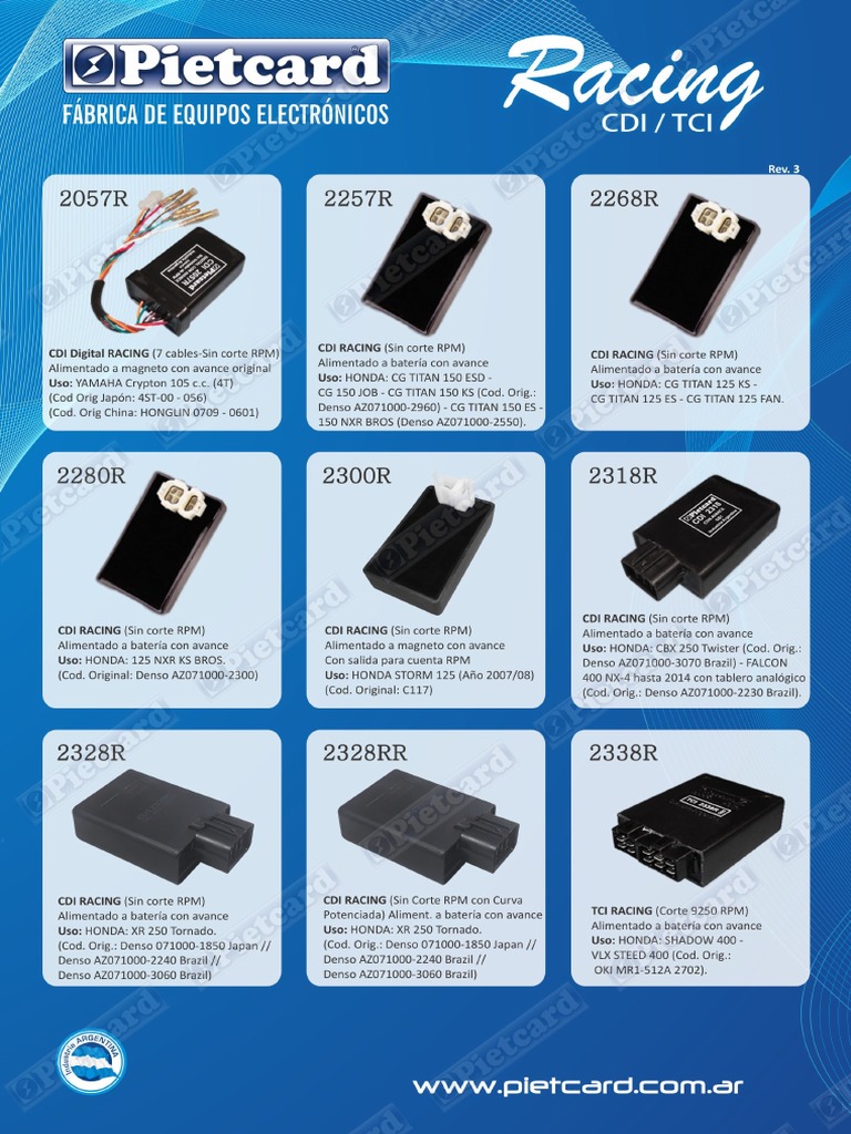 CDI TCI Racing - 2020 | PDF