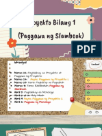 Panuto Sa Paggawa NG Slambook (Proyekto Bilang 1 - 4Q)