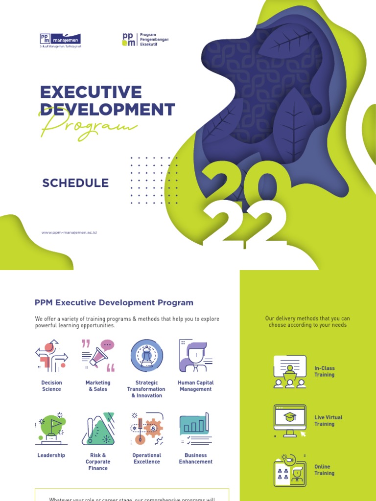 Executive Development Training Programs | PDF | Valuation (Finance ...