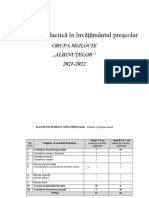 Proiectarea Didactica GRUPA MIJLOCIE2022