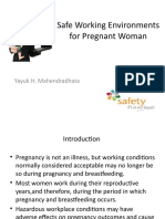 UAS-Safe Working Environments For Pregnant Woman