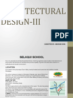 Architectural Design-Iii: Submitted By:-Abhishek Goel