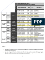 Jadual Waktu Semester 1 2022 Edisi 2 Ogos