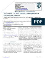 Applicability of Information and Communication Technologies: Tics in The Teaching-Learning Process of Environmental Education