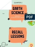 Earth Science: Quarter 2
