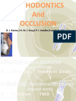Orthodontics and Occlusion: - J. Davies, 1 R. M. J. Gray, 2 P. J. Sandler, 3 and K. D. O'Brien, 4