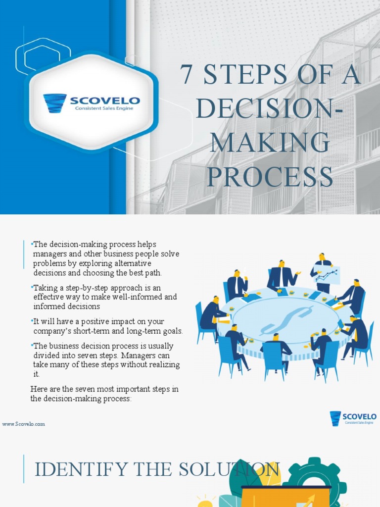 7 Steps Decision Making Process | PDF | Decision Making | Cognition