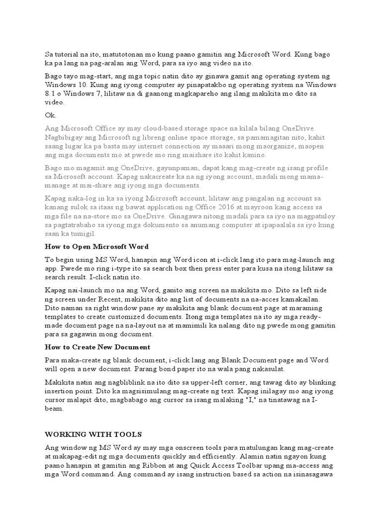 MICROSOFT WORD 2019 TUTORIAL PDF FREE DOWNLOAD visual data 8