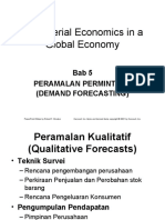 Managerial Economics in A Global Economy: Bab 5 Peramalan Permintaan (Demand Forecasting