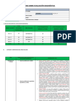 Informe de Evaluación Diagnóstica