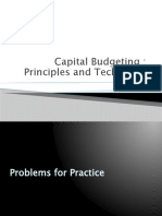 Chapter 4 Capital Budgeting Techniques 2021 - Practice Problems