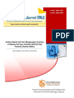 Analysis of Diabetic Self Care Using the Summary of Diabetes Self Care Activities (SDSCA) Questionnaire in Bukittinggi