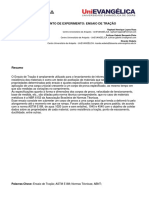 Planejamento de Experimento - Ensaio de Tração