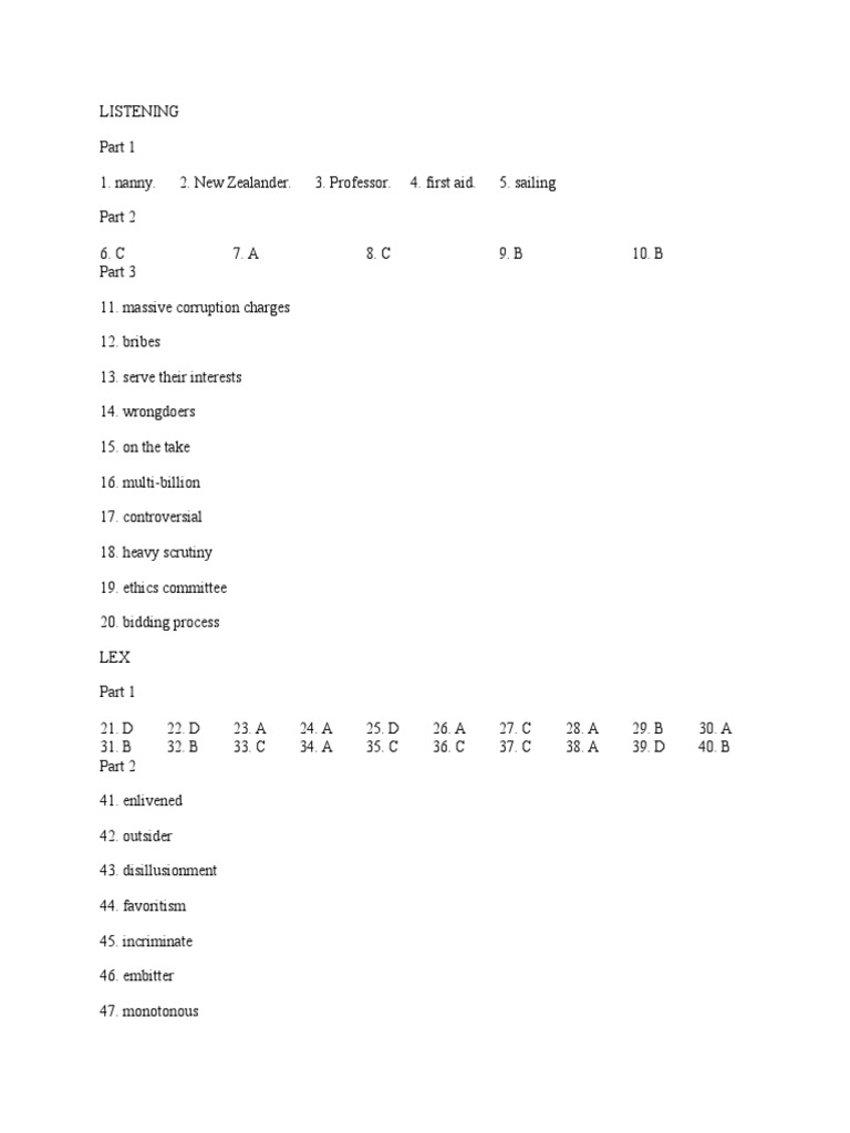 Listening and Reading Comprehension Test | PDF