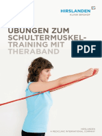 Birshof Physiotherapie Übungen Zum Schultermuskeltraining Mit Theraband