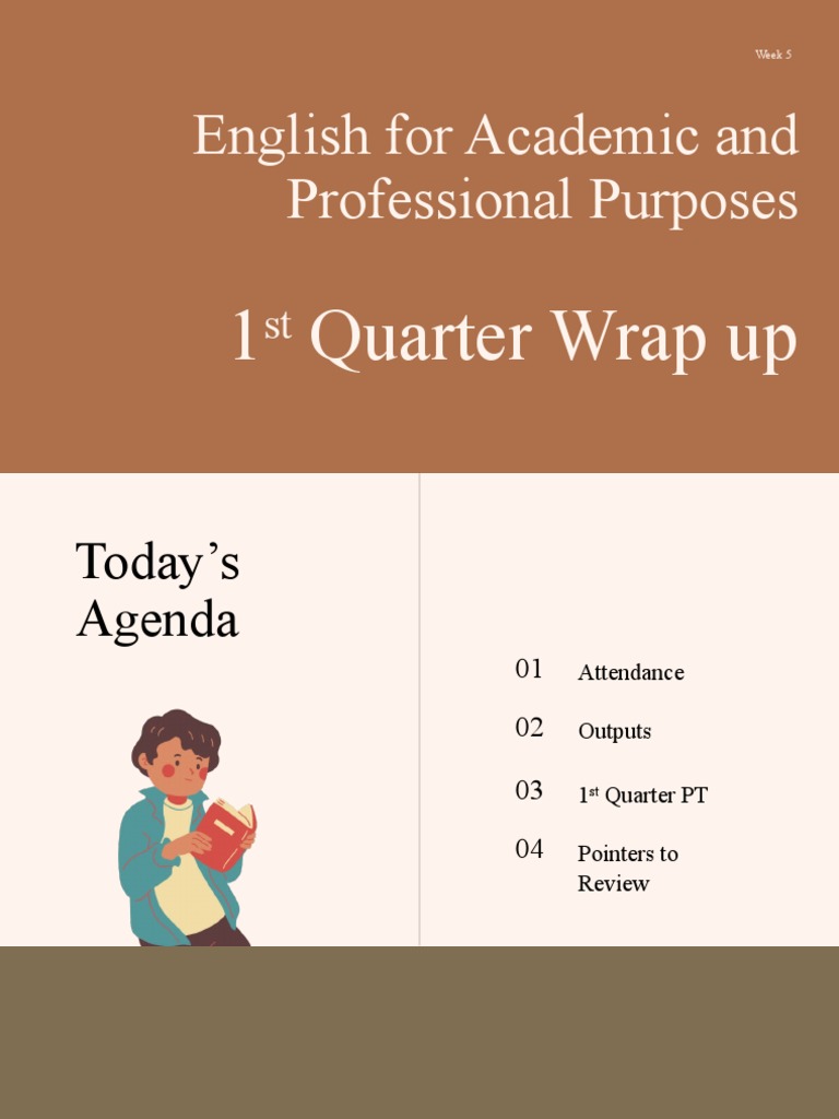 Academic English: 1st Quarter Review | PDF | General Fiction
