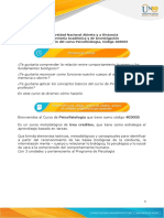 Presentación Del Curso Psicofisiología Formato PDF