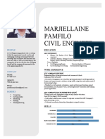 Marjiellaine Pamfilo Civil Engineer: Profile