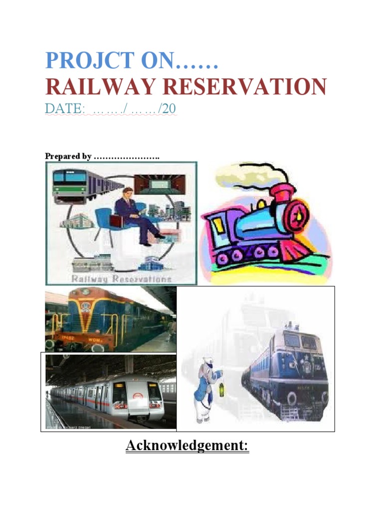 Railway Reservation System Overview | PDF | Databases | Computer File