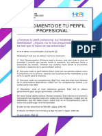 Conociendo tu perfil profesional