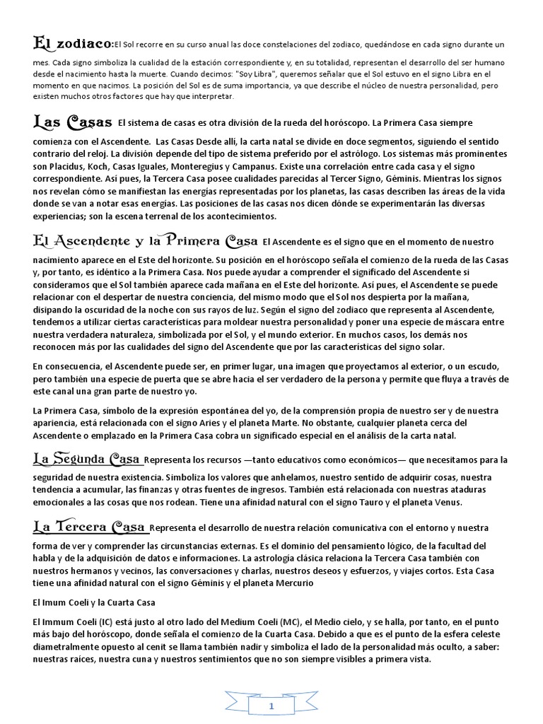 Aspectos Clave de la Carta Natal | PDF | Lilith | Luna