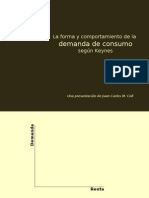 Función Consumo - Según Keynes