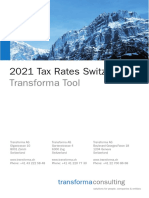 2021 Tax Rates Switzerland
