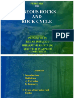 Ruhan and Hirak Igneous Rocks and Rock Cycle