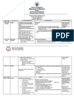 Department of Education: Weekly Home Learning Plan Grade 9 SPA Dela Rama