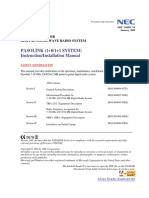 Pasolink (1+0/1+1 System) Instruction/Installation Manual: 7-38 GHZ 4/8/17/34 MB Digital Microwave Radio System