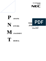 P N M T: Install Manual (Windowsnt) For PPP