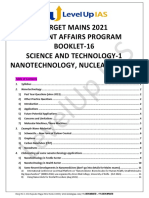 Target Mains 2021 Current Affairs Program Booklet-16 Science and Technology-1 Nanotechnology, Nuclear Science