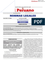 Decreto Supremo #034-2022-PCM