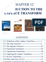 Introduction To The Laplace Transform