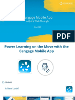 Cengage Mobile App Walk-Through