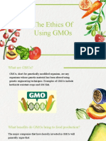 The Ethics of Using GMOs