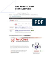 Manual de Instalacion Forticlient VPN