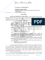 RE Recorrente MP-RS contra decisão TJ-RS sobre uso indevido de veículo oficial