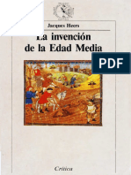 Heers, Jacques - La Invenciã N de La Edad Media-CrÃ Tica (1995)