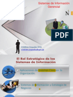 Clase El Rol Estratégico de Los Sistemas de Información