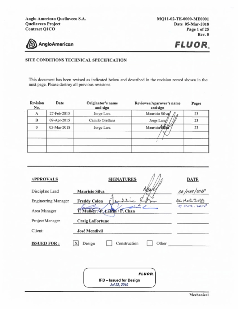 IFD - Issued For Design | PDF | Mains Electricity | Earth Sciences
