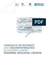 Conflicts of Interest and Incompatibilities in Eastern Europe. Romania Croatia Moldova