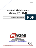 Use and Maintenance Manual HTH 16.10: General Information