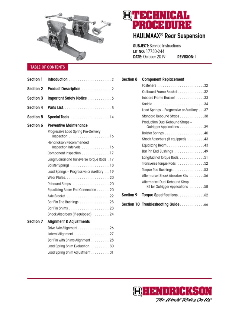 Haulmaax Rear Suspension | PDF