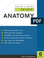 Anatomy Appleton & Lange Review of Anatomy