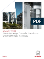 Schindler 3300: Distinctive Design. Cost-Effective Solution. Green Technology Made Easy
