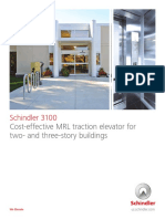 Schindler 3100: Cost-Effective MRL Traction Elevator For Two-And Three-Story Buildings