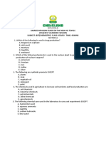 Unified Revision Guide On The New Jss Topics 2016/2017 ACADEMIC SESSION Subject:Bst (Chemistry) Class: Year 9 Time: 45mins